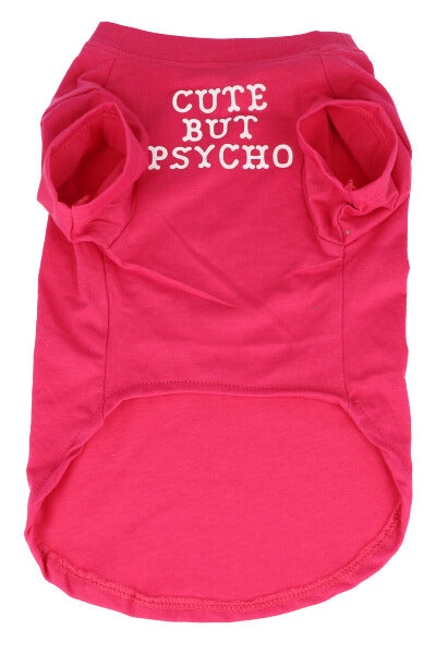 Playera Para Mascota Psycho Chica ROSA