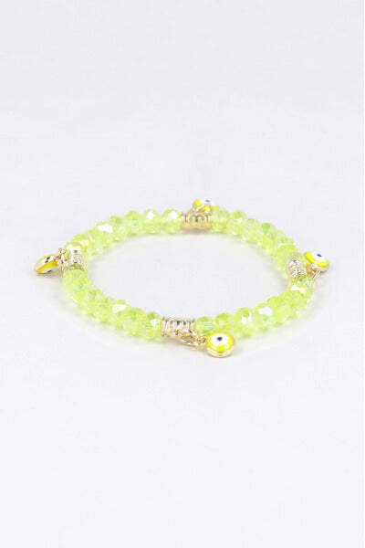 Charms Eyes bracelet YELLOW