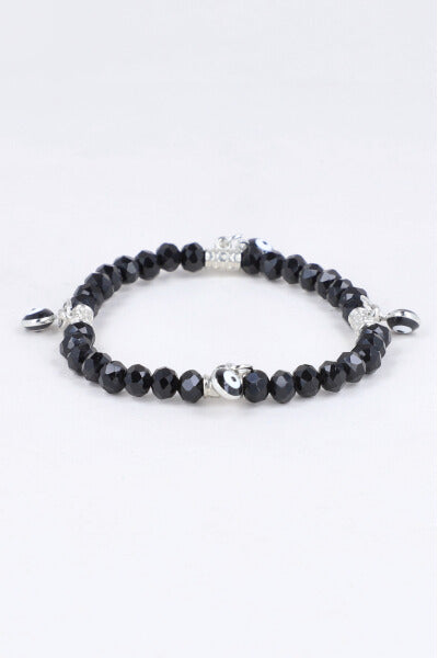 Charms Eyes bracelet BLACK