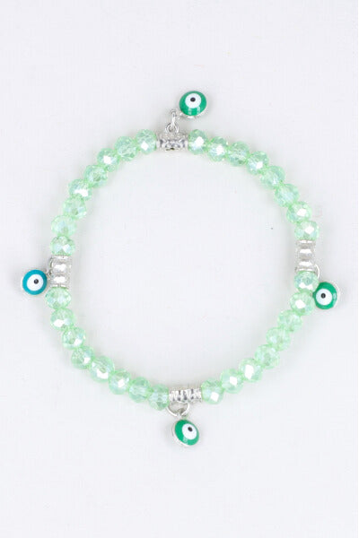 Charms Eyes bracelet GREEN