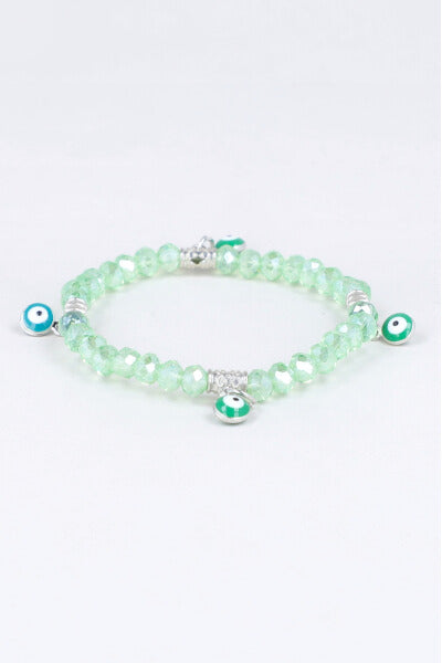 Charms Eyes bracelet GREEN