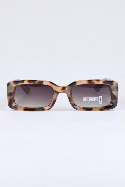 Rectangular Carey lenses MULTICOLORED