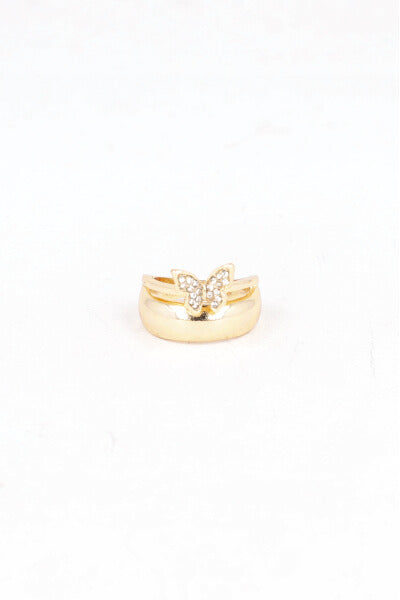 2p Blush butterfly ring GOLD