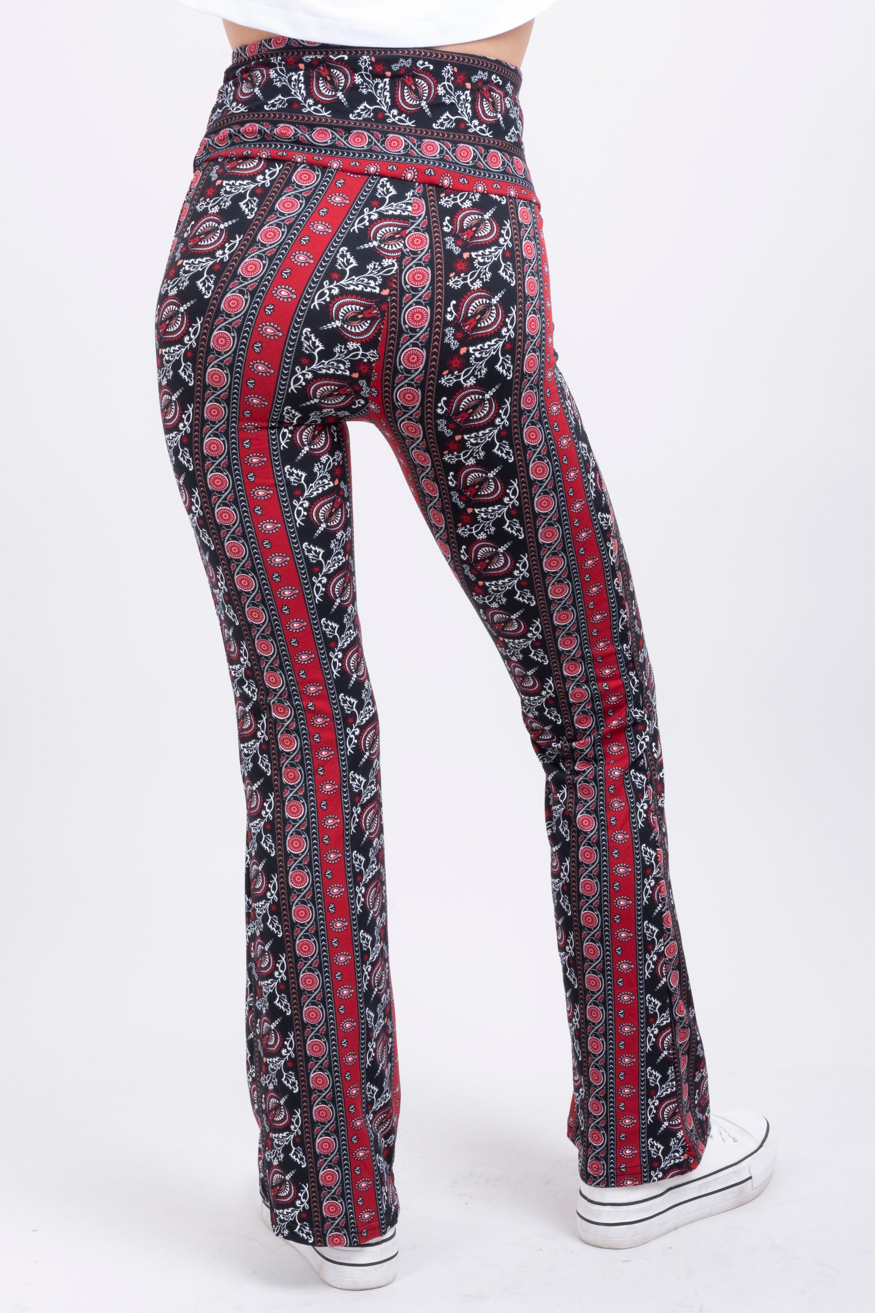 Flared Pant Combo red