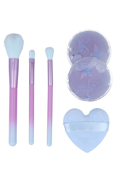 Set 6 piezas maquillaje LILA