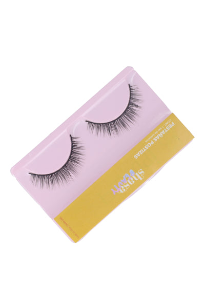 Short postpy eyelashes light volume BLACK