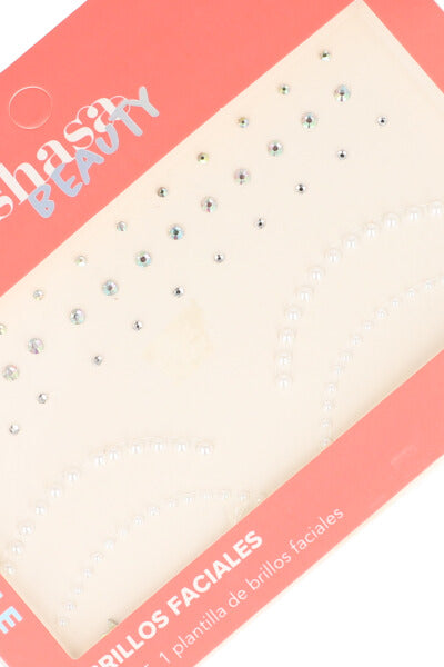 Pearl facial shine template IRIDESCENT