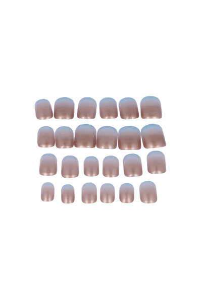 Set 24 Degraded Postizer Nails GOLD