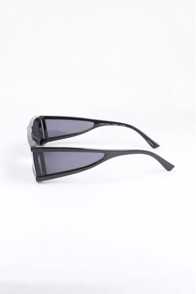 Lateral mica rectangle lenses BLACK