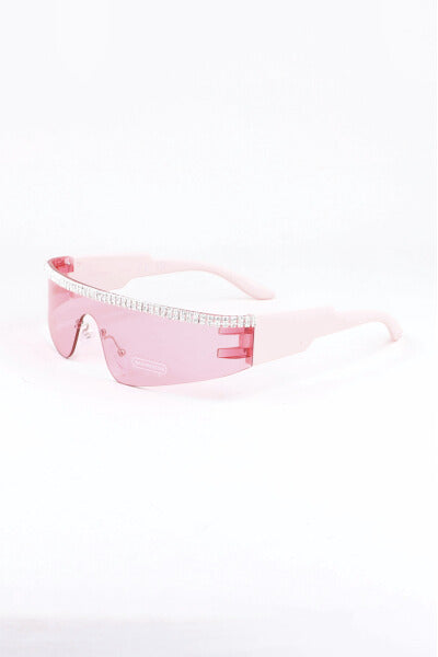 Lentes aviador oscuros brillos ROSA