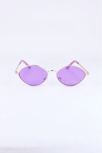 Oval retro lenses PURPLE