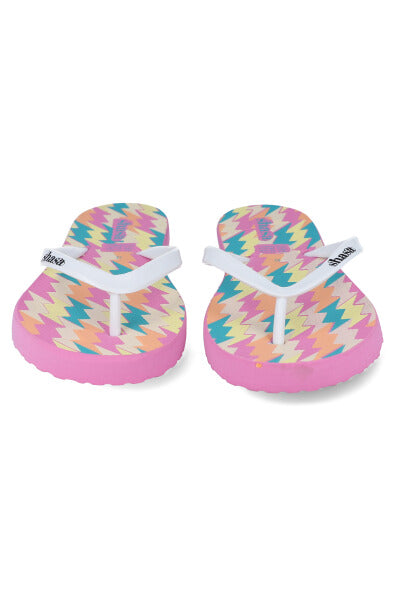 Flip flops estampado rayos multicolor MULTICOLOR