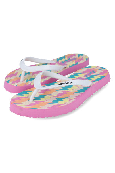 Flip flops estampado rayos multicolor MULTICOLOR