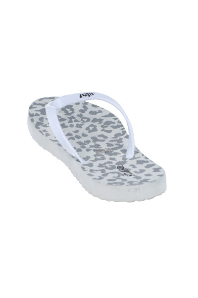 Flip flops estampado animal print BLANCO