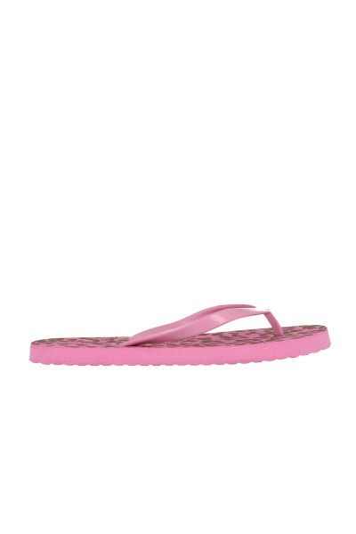 Flip flops estampado animal print ORO ROSA