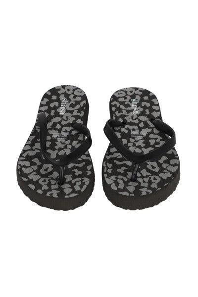 Flip flops estampado animal print NEGRO