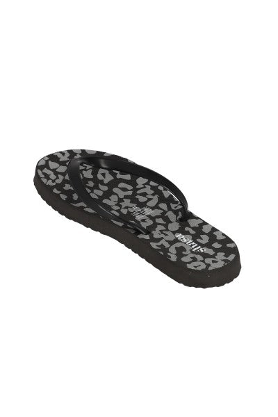 Flip flops estampado animal print NEGRO