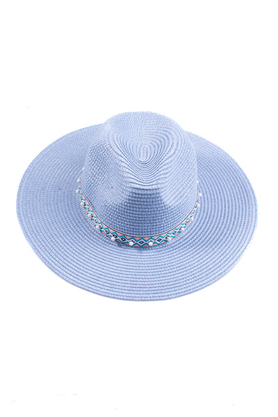 Fedora Detalle Cinta AZUL