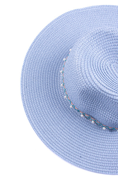 Fedora Detalle Cinta AZUL