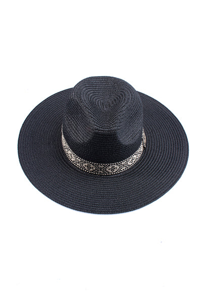 Fedora cinta diseño NEGRO