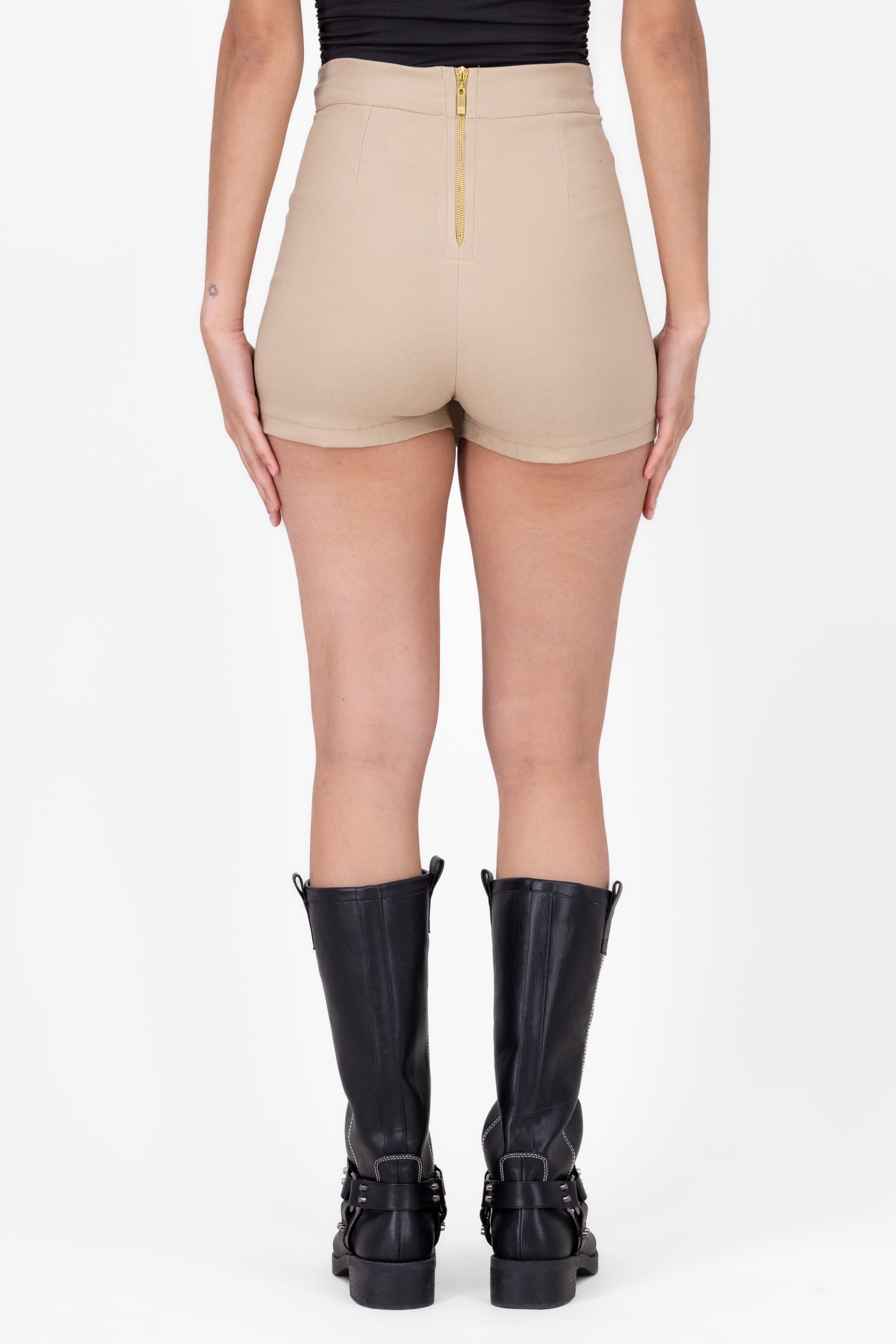 Falda Short Cruzada BEIGE