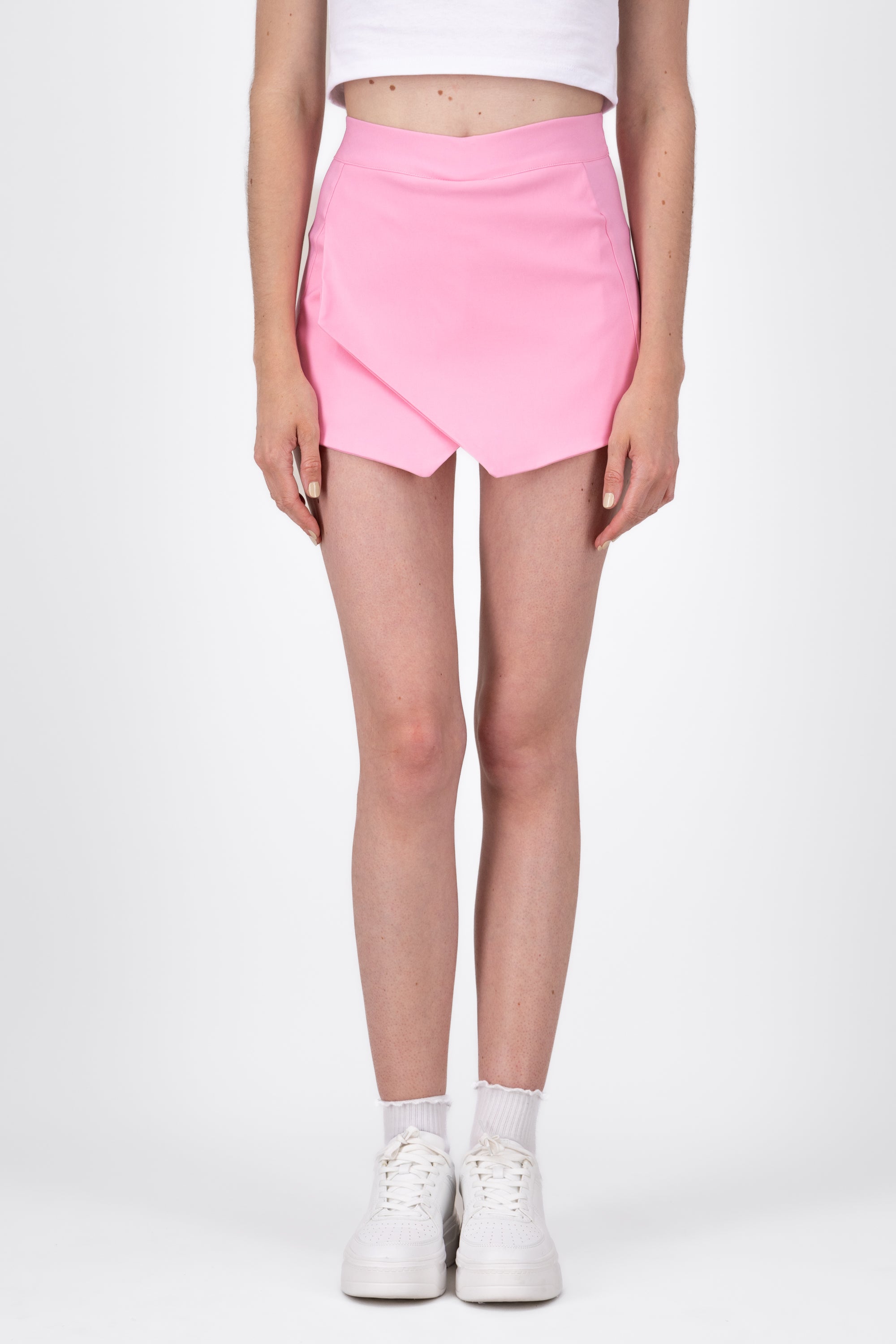 Falda Short Cruzada ROSA PASTEL