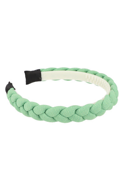 Braided headband GREEN