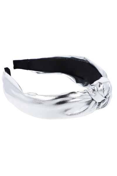 Metal headband SILVER