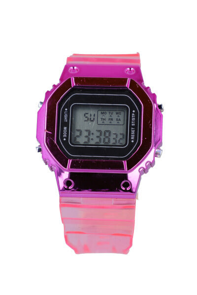 Retro digital clock PINK