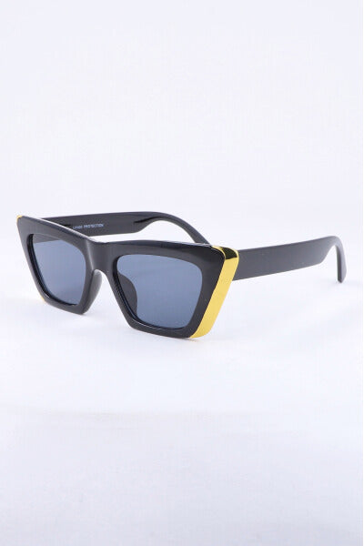 Cateye metal edge lenses MULTICOLORED