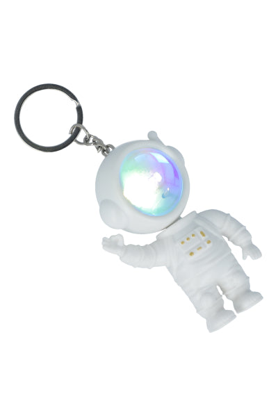 Astronaut Luz Keychain WHITE