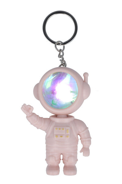 Astronaut Luz Keychain PINK