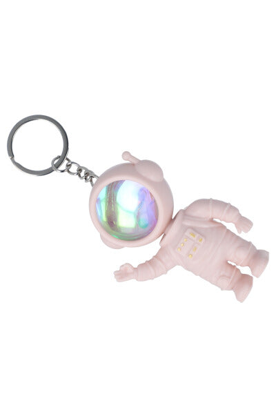 Astronaut Luz Keychain PINK