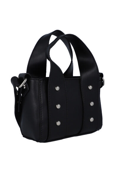 Bolsa mini estructurada studs NEGRO