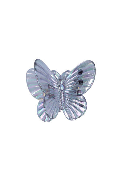 Pinza midi mariposa iridiscente NEGRO