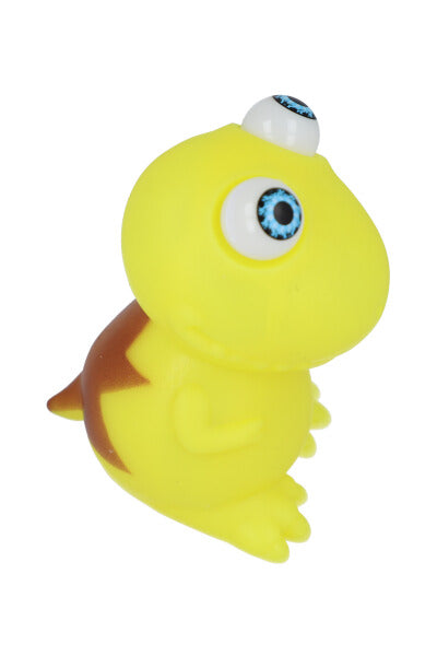 Squishy dinosaurio ojos saltones AMARILLO