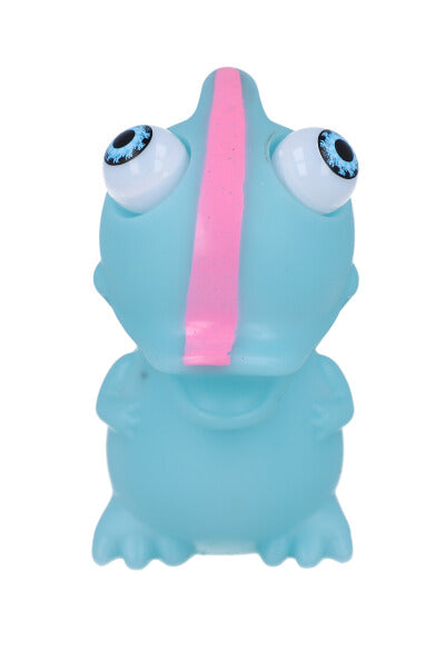 Squishy dinosaurio ojos saltones AZUL