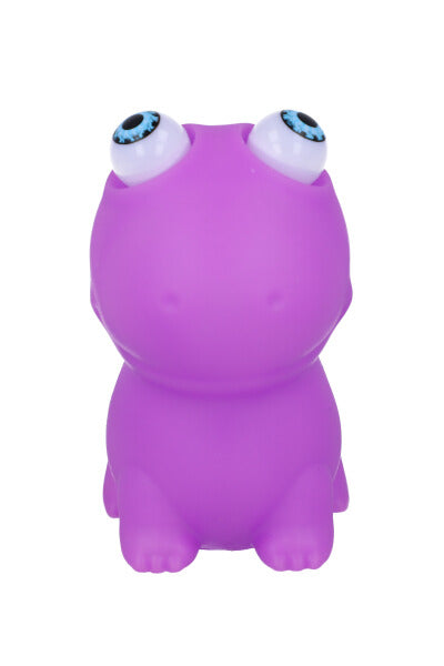 Squishy dinosaurio ojos saltones MORADO