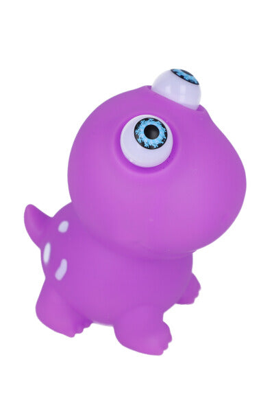 Squishy dinosaurio ojos saltones MORADO