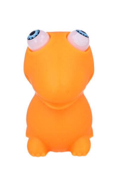 Squishy dinosaurio ojos saltones NARANJA