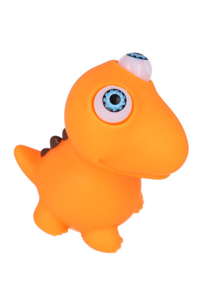 Squishy dinosaurio ojos saltones NARANJA