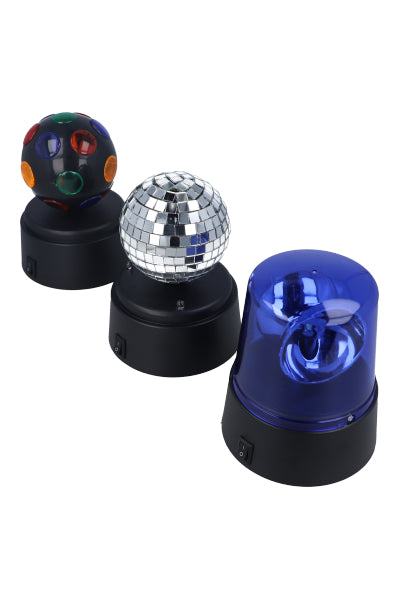 Set lamparas mini disco MULTICOLOR