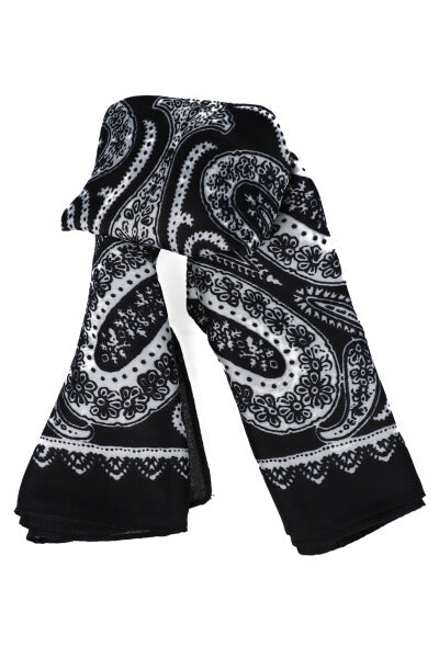 Pañuelo paisley maxi NEGRO