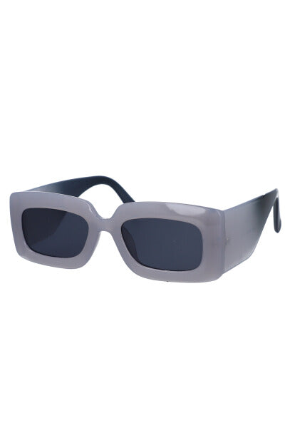 Lentes rectangulares chunky GRIS