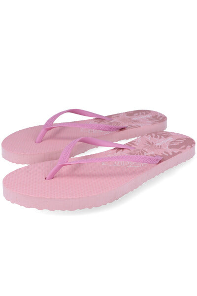 Flip flop hojas tropicales ROSA