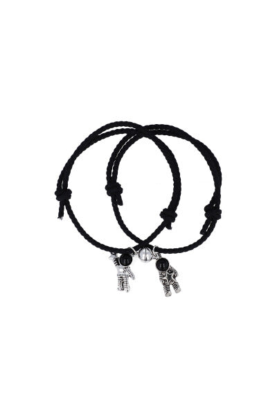 Set 2 Astronaut bracelet BLACK