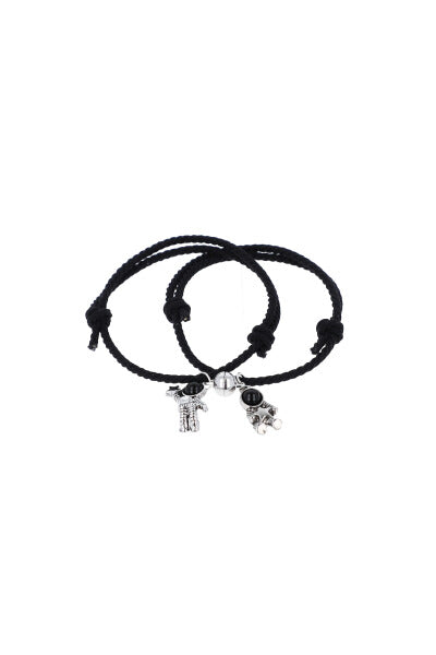 Set 2 Astronaut bracelet BLACK