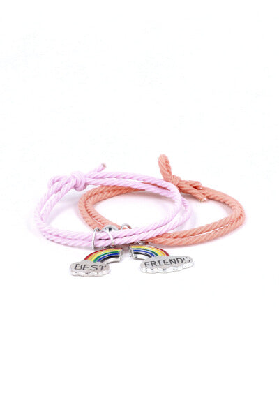 Set 2 Best Friends bracelets arciris CORAL