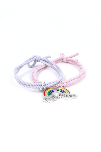 Set 2 Best Friends bracelets arciris GREY