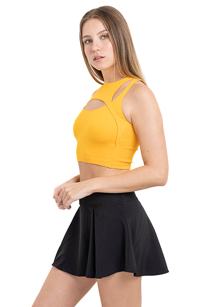 TOP RIB CLOTHING OPENINGS Bright orange